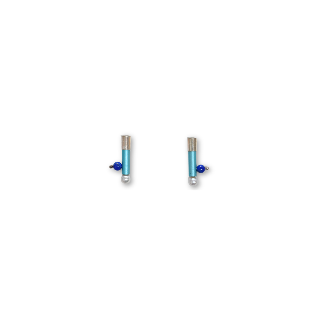 Staafje Blauw - Lapis Lazulli - Parel