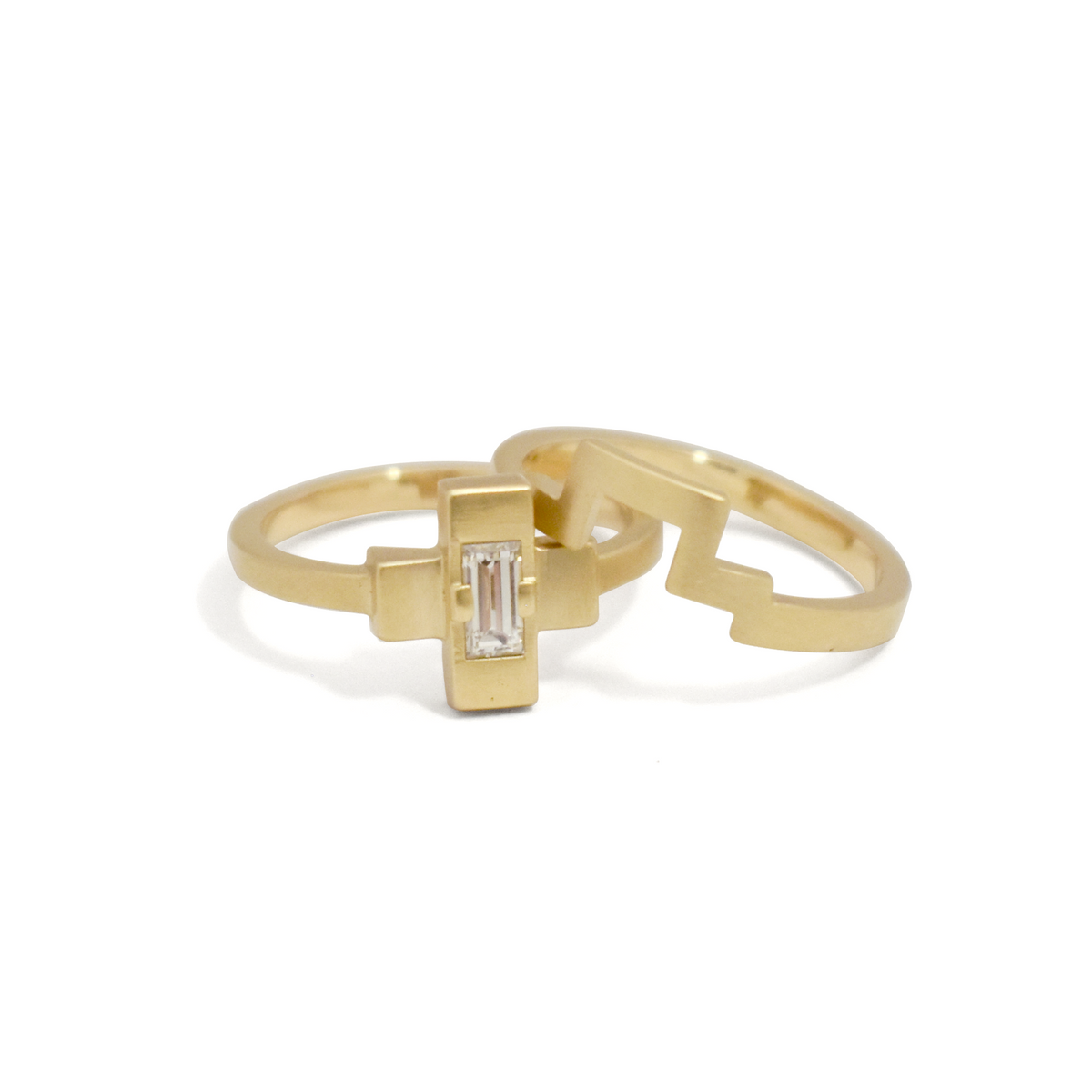 Plus Ring Man Made Diamant & Aanschuifring Custom Made