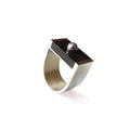Ring ebbenhout en parel custom made
