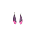 Stropdas Oorbel Paars - Roze