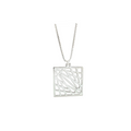 grafische hanger, geometrische hanger, design sieraden, design hanger, zilveren design hanger