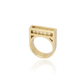 Ring Flow Goud Parels