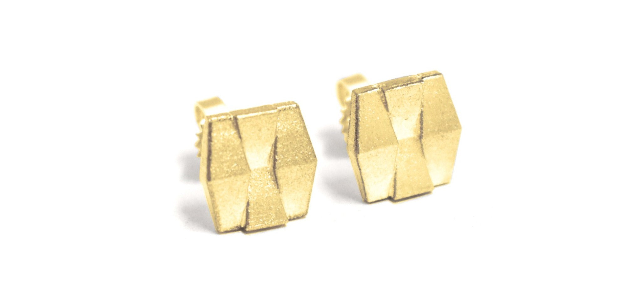 Bloks Rectangle Ring Gold