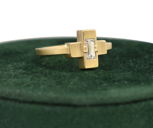 Plus Ring Man Made Diamant & Aanschuifring Custom Made