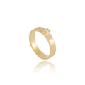 Square diamant verlovingsring goud, geometrische verlovingsring, design verlovingsring, minimalistische verlovingsring, verlovingsring diamant saffier