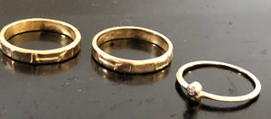 HerinneRing - custom made ring gemaakt uit twee oude trouwringen